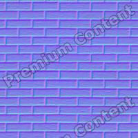 seamles wall bricks normal map 0008